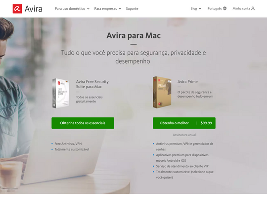 Avira Free Security Suite para mac OS