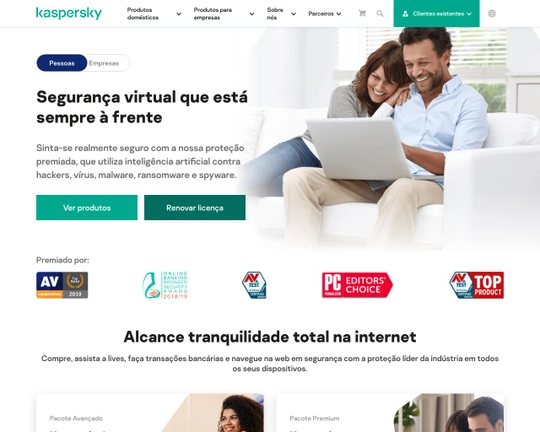 Kaspersky Cibersegurança Logo
