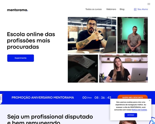 Mentorama -  Escola Online Logo