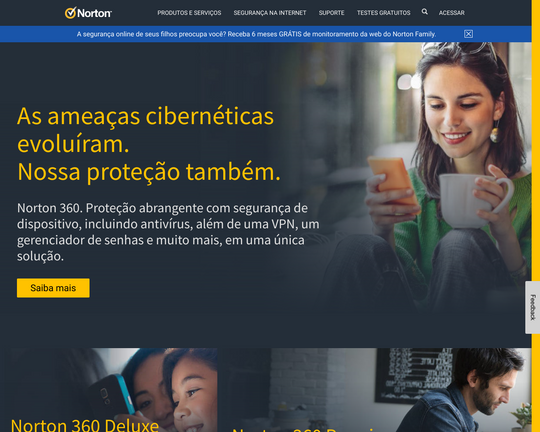 Norton VPN privacidade online (segurança na web)