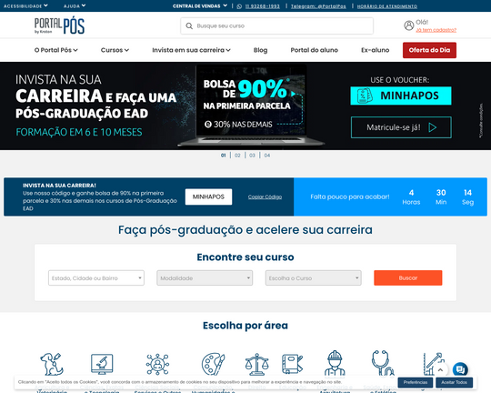 Portal Pós a maior educacion privada do Brasil e do mundo Logo