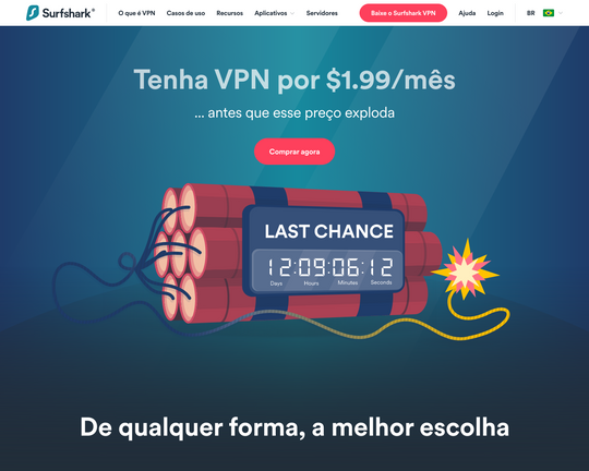 Surfshark segurança de alto nível com ferramentas de criptografia mais recentes Logo