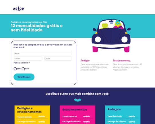 Veloe – Pedágios e estacionamentos sem filas Logo
