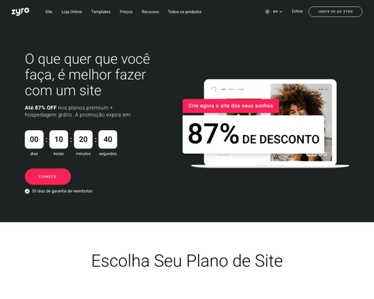 ZYRO CRIADORES DO WEBSITE