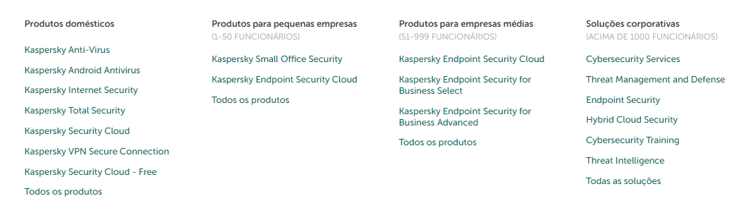 Todas as suas necessidades de segurança num único produto